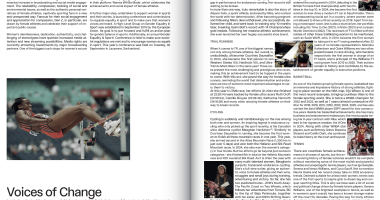 TECHUNTER MAGAZINE: Leaving The Boys’ Only Club: Sportswear’s Shift Towards The Female
